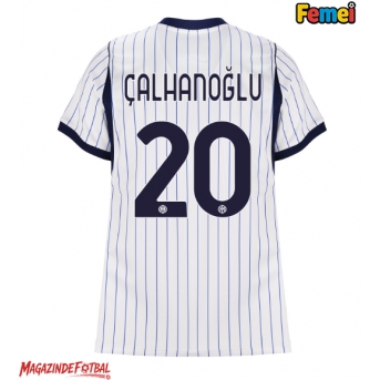 Inter Milan Hakan Calhanoglu #20 Tricou Fotbal Replică 2026-27 Femei Deplasare